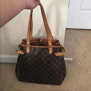Auth Louis Vuitton shoulder handbag